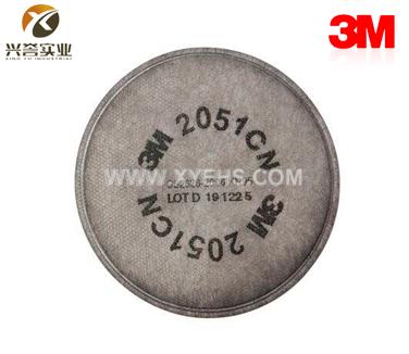 3M 2051CN KN95 顆粒物濾棉 180片/箱（項(xiàng)目型產(chǎn)品 需報(bào)備）